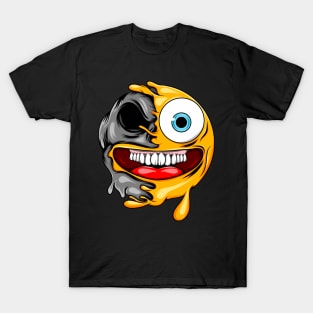 Grinning Zombie Emoji T-Shirt